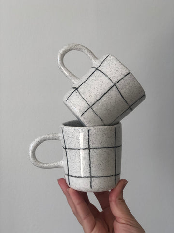 Tea Mug - Pencil Grid